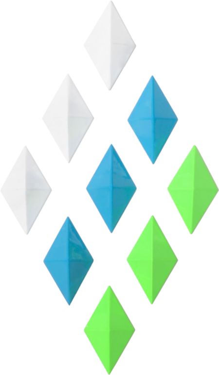Alibi Diamond White, Blue, & Green 2012 Stomp Pad