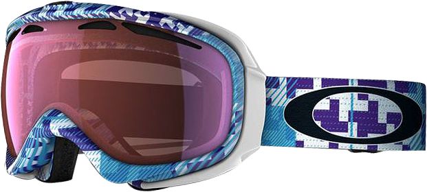 Oakley Elevate Buffalo Plaid Purple & G30 Iridium 2012 Snowboard Goggles