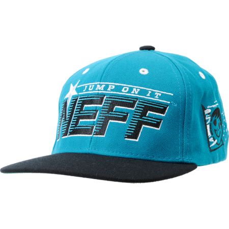 Neff Jump On It Turquoise Snapback Hat 
