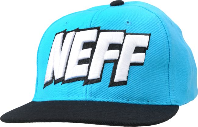 Neff Baboom Cyan & Black Snapback Hat