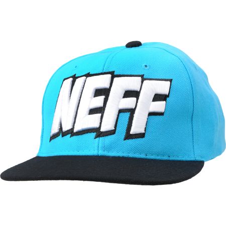 Neff Baboom Cyan & Black Snapback Hat