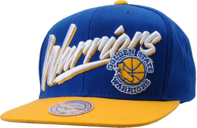 Warriors Mitchell & Ness Vice NBA Snapback Hat