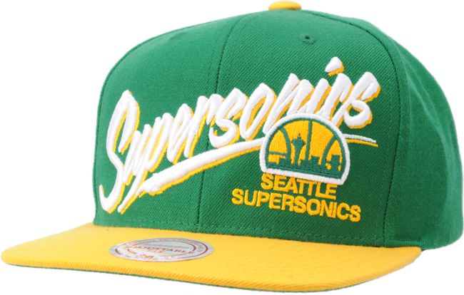 NBA Seattle SuperSonics Vice Mitchell and Ness Snapback Hat