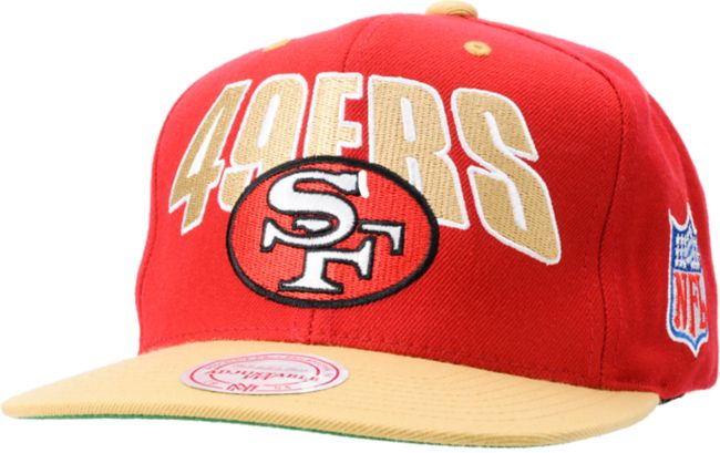 NFL Mitchell and Ness San Francisco 49ERS Flashback Snapback Hat