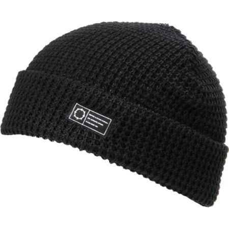 Empyre Cascade Black Fold Beanie