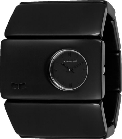 Vestal Rosewood Acetate Black Analog Girls Analog Watch