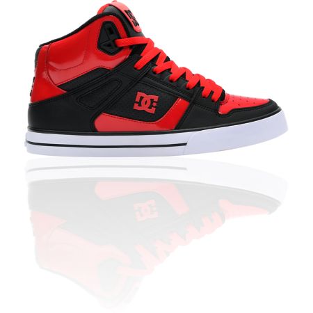 DC Spartan Hi Red & Black Shoe