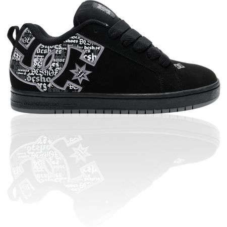 DC Court Graffik SE Black Battleship Armor Skate Shoe