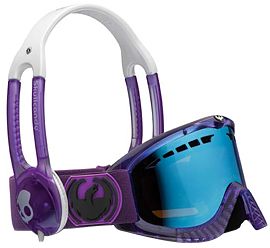 Dragon x Skullcandy DXS Purple & Blue Steel 2012 Snowboard Goggles
