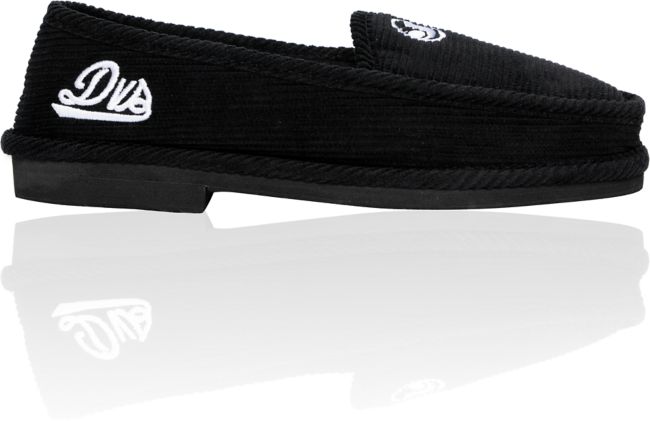 DVS Shoes Francisco Black Cord Slipper Shoe