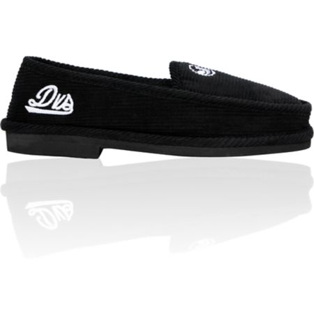 DVS Shoes Francisco Black Cord Slipper Shoe