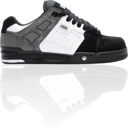 DVS Expo MFM Snow Black & White Skate Shoe 