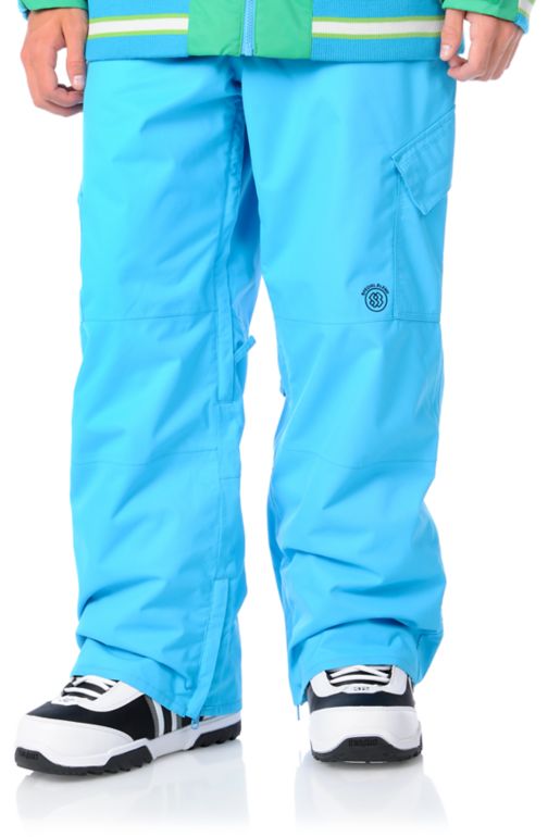 Special Blend Strike 2012 Blue 10K Guys Snowboard Pants