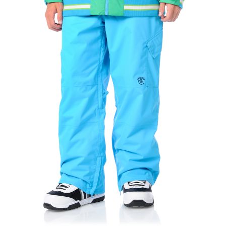 Special Blend Strike 2012 Blue 10K Guys Snowboard Pants
