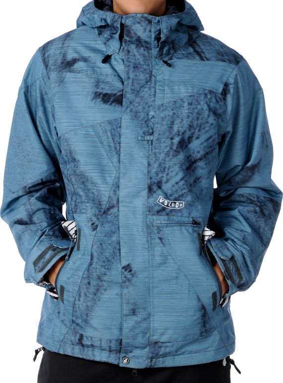 Volcom Triangle 15K Int Blue 2012 Guys Snowboard Jacket