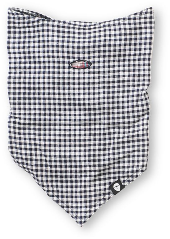 Airhole Black Plaid Reversible Face Mask Bandana