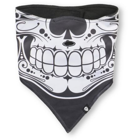 Airhole Mexican Skull Black Face Mask Bandana