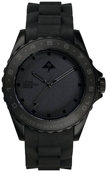 LRG Latitude Black Analog Watch