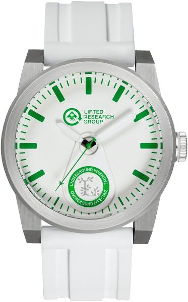 LRG Volt Silver & White Analog Watch