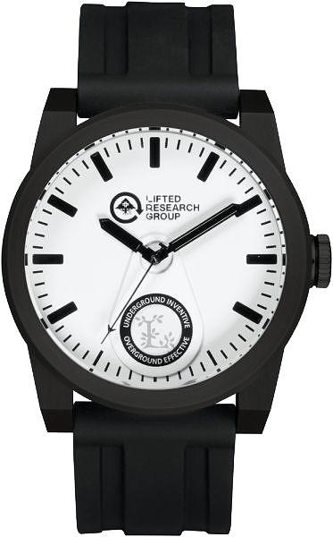 LRG Volt Black & White Analog Watch