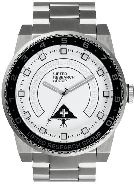LRG Yacht White, Black, & Silver Analog Watch