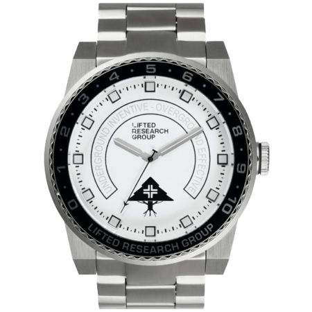 LRG Yacht White, Black, & Silver Analog Watch