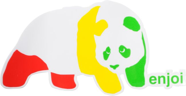 Enjoi Rasta Panda 4" Sticker