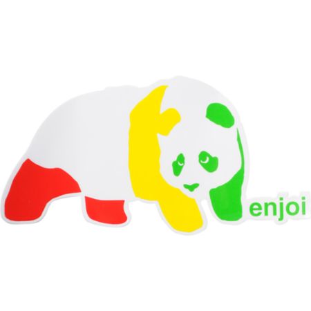 Enjoi Rasta Panda 4" Sticker