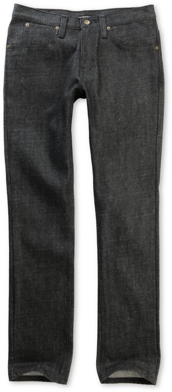 Free World Messenger Black Raw Skinny Jeans