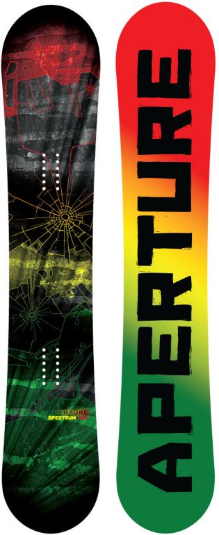 Aperture Spectrum 158cm Mid Wide 2012 Rasta Snowboard