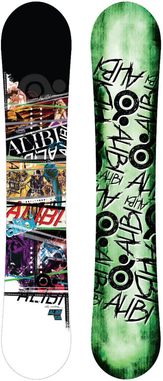 Alibi Sicter 158cm 2012 Guys Snowboard
