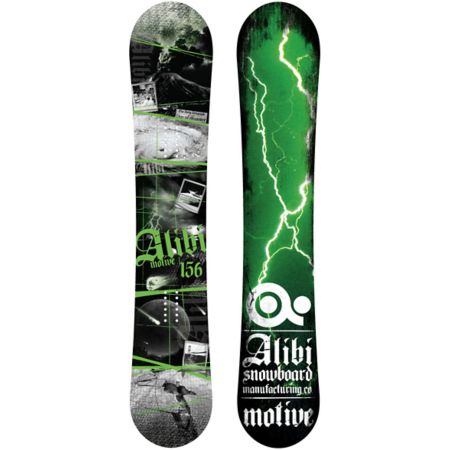 Alibi Motive 157cm Wide 2012 Guys Snowboard