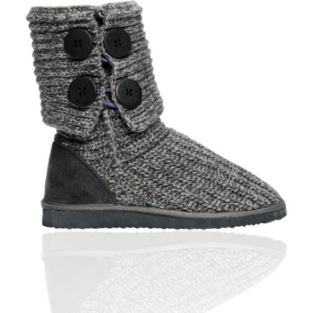 Miss Me Cupcake Grey Sweater Boot