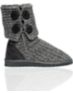 Miss Me Cupcake Grey Sweater Boot