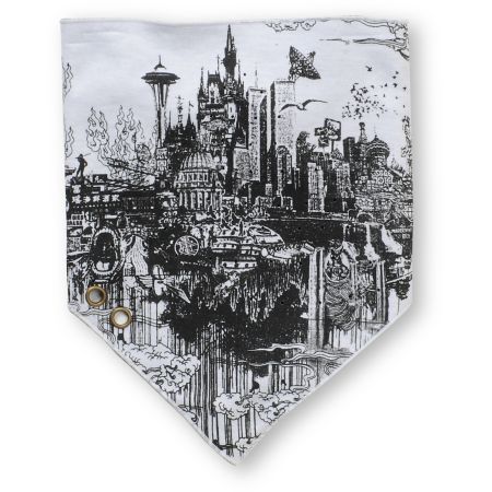 Spacecraft 2012 Cloud Town On Fire White Face Mask Bandana