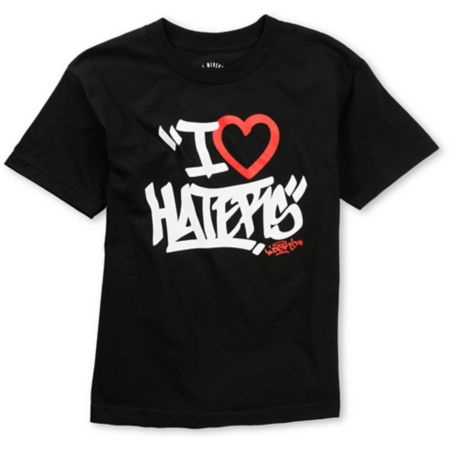 DGK Boys Tag Motivation Black Tee Shirt