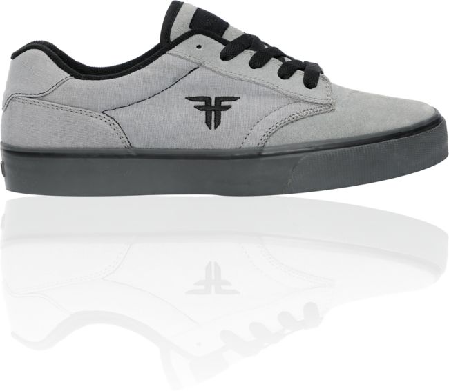 Fallen Shoes Slash Grey Suede & Black Skate Shoes