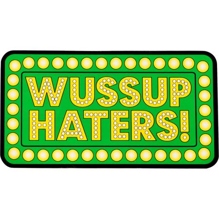 Shake Junt Wussup Haters 6" Sticker