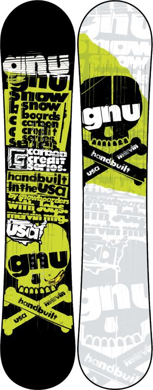 GNU Carbon Credit BTX 159cm 2012 Guys Snowboard