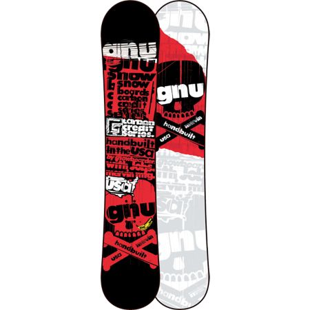 GNU Carbon Credit BTX 156cmWide 2012 Guys Snowboard