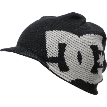 DC Big Star Black Visor Beanie