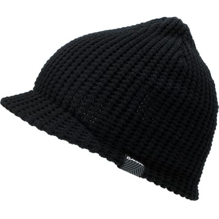 Dakine Black Waffle Visor Beanie