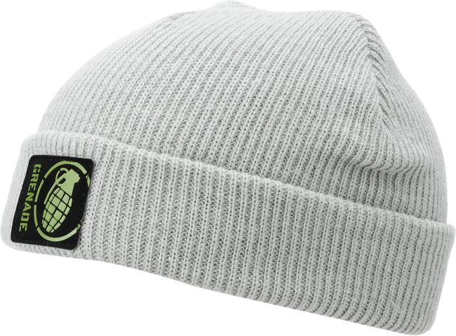 Grenade Max Fold Grey Beanie