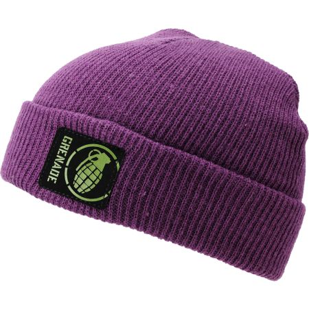 Grenade Max Purple Fold Beanie