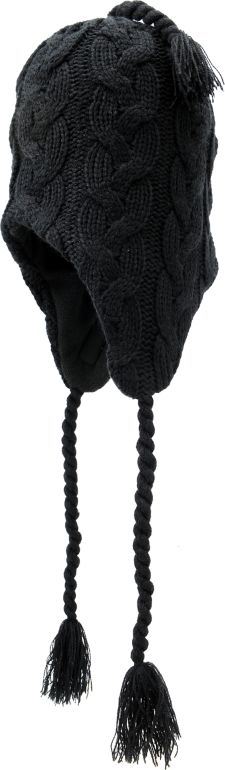 Electric Transmission 2 Black Earflap Beanie