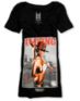 IMKing Girls MVP Black V-Neck Tee Shirt 