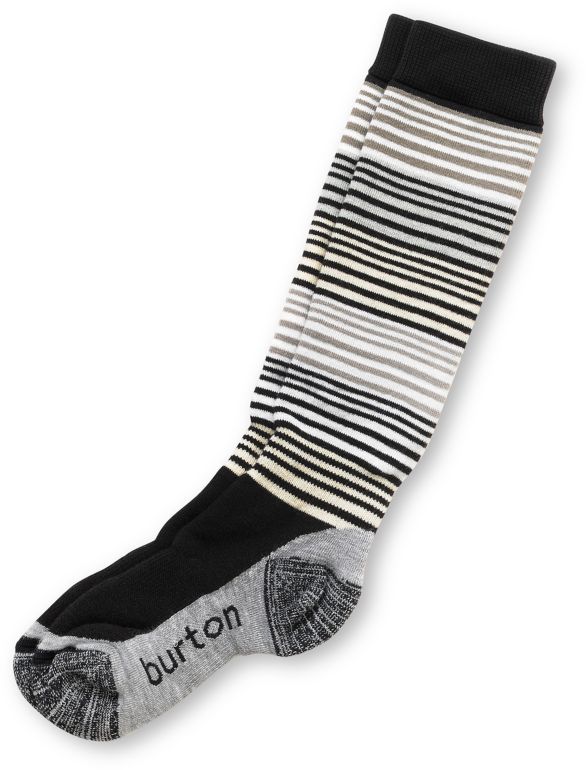Burton Scout Girls Black & Grey Snowboard Socks