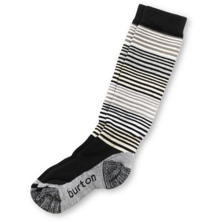 Burton Scout Girls Black & Grey Snowboard Socks