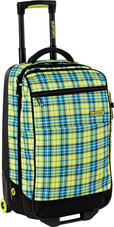 Burton Wheelie Gypsy Plaid 2012 Flight Deck Roller Bag