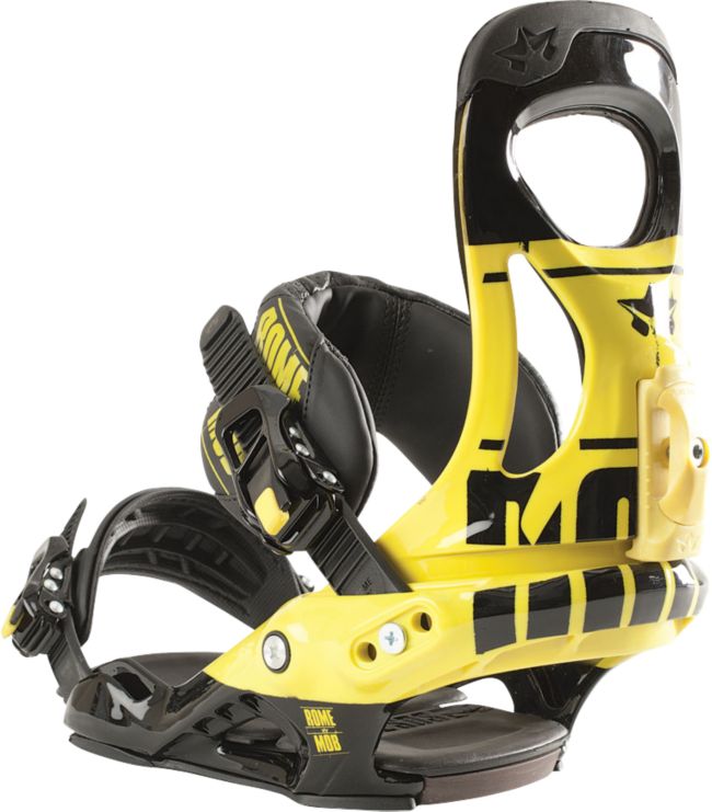Rome Mob Yellow 2012 Guys Snowboard Bindings